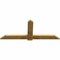 Ekena Millwork Eugene Rough Sawn Timber Gable Bracket, Western Red Cedar, 72"W x 30"H x 2"D x 6"F, 10/12 Pitch GBW072X30X0206EUG00RWR - alternate 5